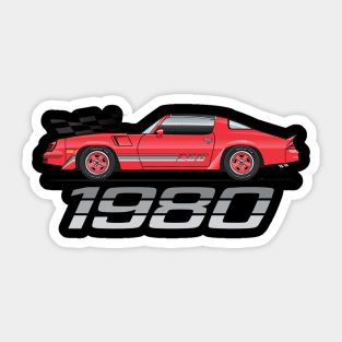 Red 80 Sticker